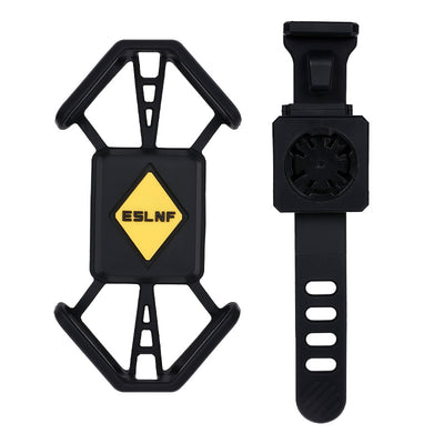 LinkMejor Road Bike Mountain Bike Silicone Phone Holder 4.7''-7.2'' Bicycle Phone Holder Bicycle Quick-release Mobile Phone Stand