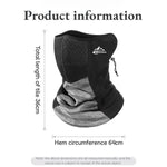 Golovejoy Winter Warm Face Mask Adjustable Neck Gaiter Windproof Outdoor Head Cover for Skiing Cycling Cold Weather Comfortable Face Scarf