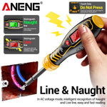 LinkMejor B29 Voltage Tester Electric Test Pen NCV Screwdriver 30-1000V AC Dual Backlight Buzzer Auto Off Insulated Tester