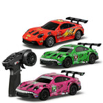 Hstar D43-01Q13/Q14/Q15 RTR 1/43 2.4G 4WD Drift RC Car Gyro Mini Full Proportional Alloy Body Shell LED Light Painted Version Remote Control High-Speed Motor On-Road Racing Vehicle Model Boys Gifts Toys