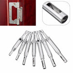 Drillpro 7pcs HSS Self Centering Hinge Drill Bit Door Window Cabinet Woodworking Hole Puncher