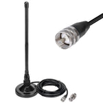 LinkMejor AD-275 CB Radio Antenna 27MHz Frequency High Gain with Magnetic Base for Mobile Ham Radio