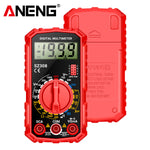 LinkMejor Professional Digital Multimeter High Precision AC/DC Voltage Current Resistance Tester with Low Battery Indication ABS Material Ideal for Electrician Maintenance Tasks