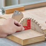 Small Square Center Finder Tool Compact 50x100mm Aluminum Alloy Mini Square Ruler Precise 90° Marking Center Finder