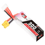 LinkMejor GNB 11.4V 300mAh 80C 3S HV LiPo Battery XT30 Plug for RC Drone