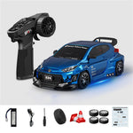 Hstar D24-04Q1- D24-04S7 RTR 1/24 2.4G 4WD Drift RC Car Gyro Mini Full Proportional LED Light Remote Control High-Speed Motor On-Road Racing Vehicle Model Boys Gifts Toys