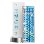 LinkMejor Ak980V2 PRO Mechanical Gaming Keyboard with Knob and TFT Color Display Tri-Mode Gasket Structure 10000mAh Battery Dual 8K Polling Rate