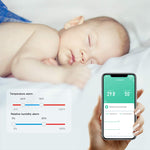 S09 Tuya Smart WiFi Universal IR Remote Temperature Humidity Sensor with Digital Display Screen for Air Conditioner TV AC Works with Alexa Google Home