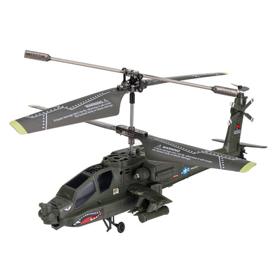 LinkMejor S109G 3.5CH Beast RC Helicopter RTF AH-64 Military Model Kids Toy