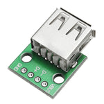 LinkMejor 2.0 Female Head Socket To DIP 2.54mm Pin 4P Adapter Board