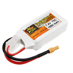 LinkMejor Power 7.4V 1000mAh 70C 2S Lipo Battery XT30 Plug