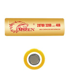 [USA Direct] 200Pcs IMREN 40A High Power 20700 Battery 3200mah 3.7V Rechargeable Lithium-ion Cells Flashlights RC Toys Home Tools Batteries