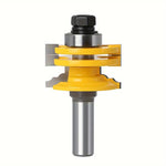 LinkMejor 1/2 Inch  8mm 12mm Shank Ogee Rail and Stile Router Bit Reversible Glass Door Rail & Stile Router Bit for Woodworking Precision Milling Cutter Factory Direct