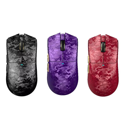 LinkMejor X11 Ultra Carbon Fibre Gaming Mouse Tri-mode PAW3950MAX 42000DPI 0.168ms Low Delay Dual 8KHz 2.4G/BT/Wired 59g Lightweigh