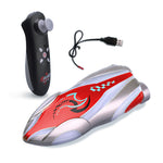 LinkMejor 809 Mini Remote Control High Speed RC Boat Two Motors Led Light 360° Rotation Palm Speed Boat Summer Water Toy Pool Toy