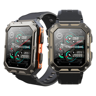 LinkMejor C20pro 1.83inch HD Screen bluetooth Call Heart Rate Blood Pressure Blood Oxygen Monitor Sleep Monitoring Breathe Training Multi-sport Modes IP68 Waterproof Smart Watch