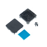 LinkMejor CNC Shell Kit for O4 Air Unit with Cooling Fan, 160mm Coaxial Cable & Thermal Paste FPV VTX Transmitter Case Set