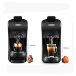 [EU/US Direct] HiBREW H1A 3 IN 1 Expresso Coffee Machine Compatible with NS Capsules DG Capsules Ground Coffee 220V-240V 1450W Fast Heating Auto Power Off