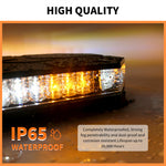 Diamond-shaped Car Roof Warning Light 42 LED Roof Top Strobe With Controller For Truck Ambulance Snow Plow Magnetic Mount Emergency Safety Lights