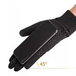 LinkMejor Winter Outdoor Sports Cycling Gloves Windproof Waterproof Fleece Cold-Proof Ski Finger Touchscreen Non-Slip Motorcycle Gloves