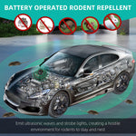 Smart Car Rodent Repeller Engine Ultrasonic Pest Control Intelligent Car Mouse Repellent Car Engine Compartment Ultrasonic Mouse Repellent