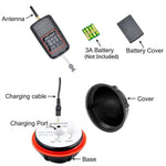 Wireless Sonar Fish Finder Portable 100m Range 2-120ft Depth LCD Display 125KHz Frequency Ice Fishing Accessories