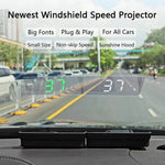 Car Head Up Display GPS Digital Speedometer HUD Windshield Projector KMH MPH Speedometer Compatible With All Cars Trucks Buses