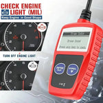 MS309 OBD2 Can Bus Engine Reader Car ATVFault Diagnostic Instrument OBD2 Clear Fault Code Diagnostic Scan Tool Universal Version