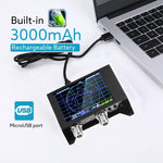 SAA-2N NanoVNA V2 Antenna Analyzer 3G Vector Network Analyzer 4.0 Inch Touching Screen Shortwave HF VHF UHF with Iron Housing