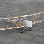LinkMejor DH.82 Tiger Moth 1/6 Balsawood 1500mm Wingspan RC Airplane KIT