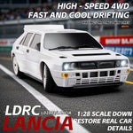 LinkMejor 2802 2803 2804 206 LANCIA QUATTRO RTR 1/28 2.4G 4WD RC Car Drift LED Light On-Road Full Proportional Racing Vehicles Models Toys