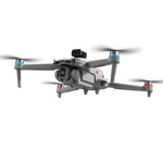LinkMejor KY108 WiFi FPV with 4.3inch LCD Screen Controller HD Dual Camera Servo Gimbal 360° Obstacle Avoidance One-Key Airdrop Brushless Foldable RC Drone Quadcopter RTF