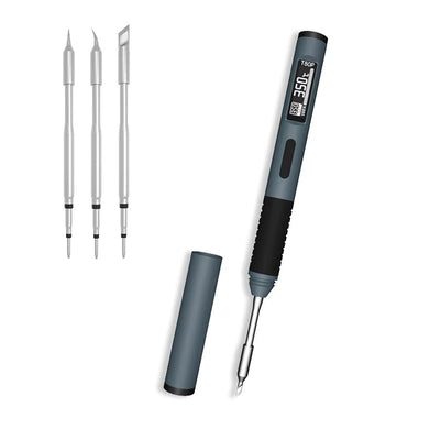 LinkMejor T80 T80P Smart Soldering Iron Type-C Power Supply 18-100W Adjustable Fast Heat OLED Display Temperature Control 80-450°C Portable Electric Soldering Tool
