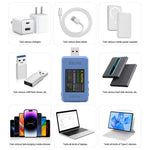 LinkMejor XA3 Pro USB Smart Tester PD QC2.0 QC3.0 Fast Charge 6.5A High Current 156W Power Measurement 1.77-inch TFT LCD