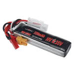 LinkMejor Power 7.6V 550mAh 80C/160C 2S HV 4.35V LiPo Battery XT30 Plug for RATE W20 FPV Racing Drone