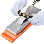 LinkMejor Precision Chisel Honing Guide Sharpening Jig Tool Aluminum Alloy for Chisels and Planes for Razor-Sharp Woodworking Performance