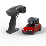 LinkMejor M646 RTR 1/64 2.4G 4WD Mini FPV Drift RC Car Wifi 720P Camera Photos Videos VR App Control Built In Gyro LED Light Desktop Micro 3 Speed On-Road Racing Remote Vehicles Models Toys