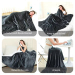 80x140cm Electric Blanket Flannel Blanket Mattress Winter Machine Washable Temperature Control Warmer Heated Throw Blanket