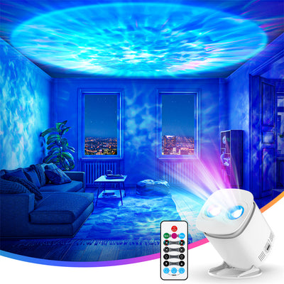 Elfeland Galaxy Projector Night Light with Sunset Effect 35 Lighting Modes Remote Control Timer Star Nebula Ceiling Projector for Bedroom Living Room Party