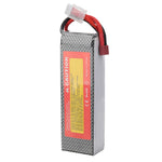 LinkMejor 14.8V 5000mAh 50C 4S LiPo Battery T Plug for RC Car