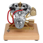 OKMO Shovel Head R31 V2 4.2CC V-Twin 2 Cylinder 4-Stroke Motorcycle Gas Engine Model ICE Ready to Run Science Discovery Toy
