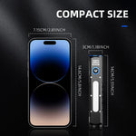 WARSUN Rechargeable Flashlight 1900 Lumens 4000 Mah Super Bright Magnet Flash Light Powerful Handheld LED Portable Waterproof Flashlight