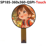 EchoEar 1.85 inch Round TouchScreen 360x360 QSPI MIPI LCD 262K Colors For EchoEar ESP32 S3 AI Development Board
