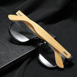 Blue Light Blocking Vintage Reading Glasses New Style Bamboo Wooden Legs Far Sighted Eyewear Eyeglasses