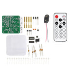 Remote Control Night Light DIY Kit Adjustable Brightness 18 LEDs with USB Power and Infrared Remote for Soldering Practice