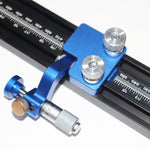 LinkMejor Parallel Guide for Track Saw Micro Level Fine Tuning Zero Calibration Repeatable Cuts Quick Detach for Makita/Festool/Milwaukee
