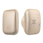 1-to-1 Battery-free Self Powered RF433 Wireless Doorbell EU Plug 38 Ringtones Outdoor IP44 Waterproof 150m Range Long Distance Door Bell