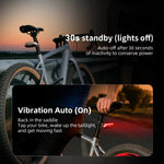 LinkMejor Wireless Remote Control Bicycle Taillight with Turn Signals and Brake Light USB Rechargeable IPX6 Waterproof Bicycle Rear Safety Light