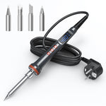 LinkMejor 927 Soldering Iron 200W LCD Digital Display 180-480°C Adjustable Temperature With 4 Tips And Stand