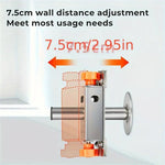 Woodworking Marking Tool Stainless Steel Retractable Tough Multi-Functional Measuring Device Stone Plate Marking